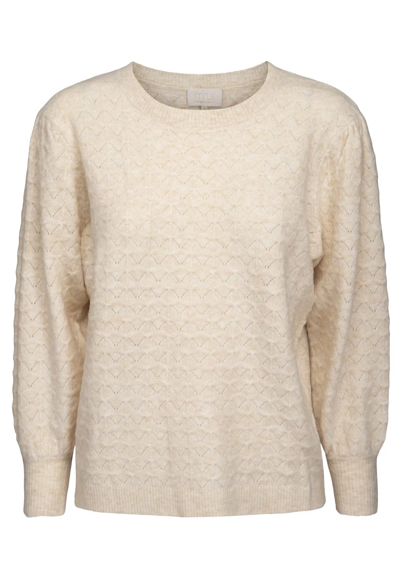 Minus DIANA Pullover Sand Melange Femme 7 Minus DIANA Pullover Sand Melange Femme – Image 5