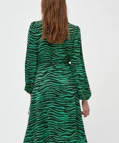 Minus EVELYN Robe En Jersey Apple Green Animal Print Femme -SOLDES D'ÉTÉ - Minus Fashion 402169e7e21f48538d6b7aa19b9ca0d8