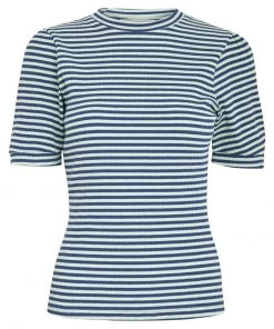 Minus MIAJOHANNA T Shirt Imprimé Frosted Mint Striped Femme -SOLDES D'ÉTÉ - Minus Fashion 410153bf3f34467ca5778feb152bf15e