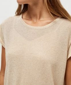 Minus Femme CARLINA T Shirt Basique Medal Gold Melange/lurex 10 Minus Femme CARLINA T Shirt Basique Medal Gold Melange/lurex -SOLDES D'ÉTÉ - Minus Fashion 410634ec17ec4f2eb1f5a09275d748ae