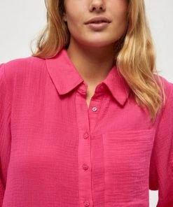 Minus Femme MAVINA Chemisier Pink Flamingo -SOLDES D'ÉTÉ - Minus Fashion 414a2bd2c91a402283c516667d62704b