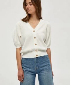 Minus Femme JOSSA Gilet Broken White