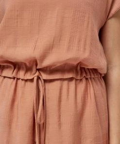 Minus Femme CAJSA Robe De Jour Tropical Peach -SOLDES D'ÉTÉ - Minus Fashion 41c9be3dbbf44c1cb762c3d485c48b57