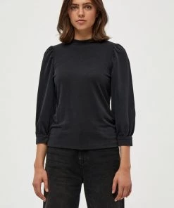 Minus Femme HELENE T Shirt à Manches Longues Black