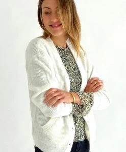 Minus Gilet Broken White Femme