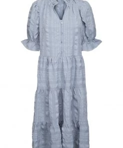 Minus Femme BERGITTA Robe De Jour Dark Powder Blue -SOLDES D'ÉTÉ - Minus Fashion 44b6809376954e2abf3923bdae57364b