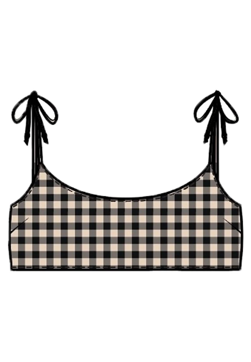 Minus Femme NABINA Haut De Bikini Sand Checked 5 Minus Femme NABINA Haut De Bikini Sand Checked – Image 3