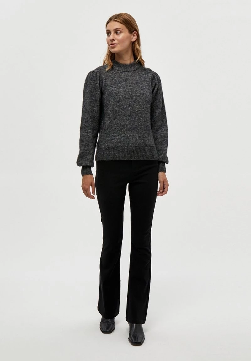 Minus MILLE Pullover Dark Grey Melange Femme 4 Minus MILLE Pullover Dark Grey Melange Femme – Image 2