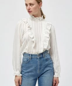 Minus Blouse Off White Femme