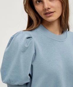 Minus MIKA Robe De Jour Dusty Blue Femme -SOLDES D'ÉTÉ - Minus Fashion 48c5846f8dc54f42aed41e18c37782de