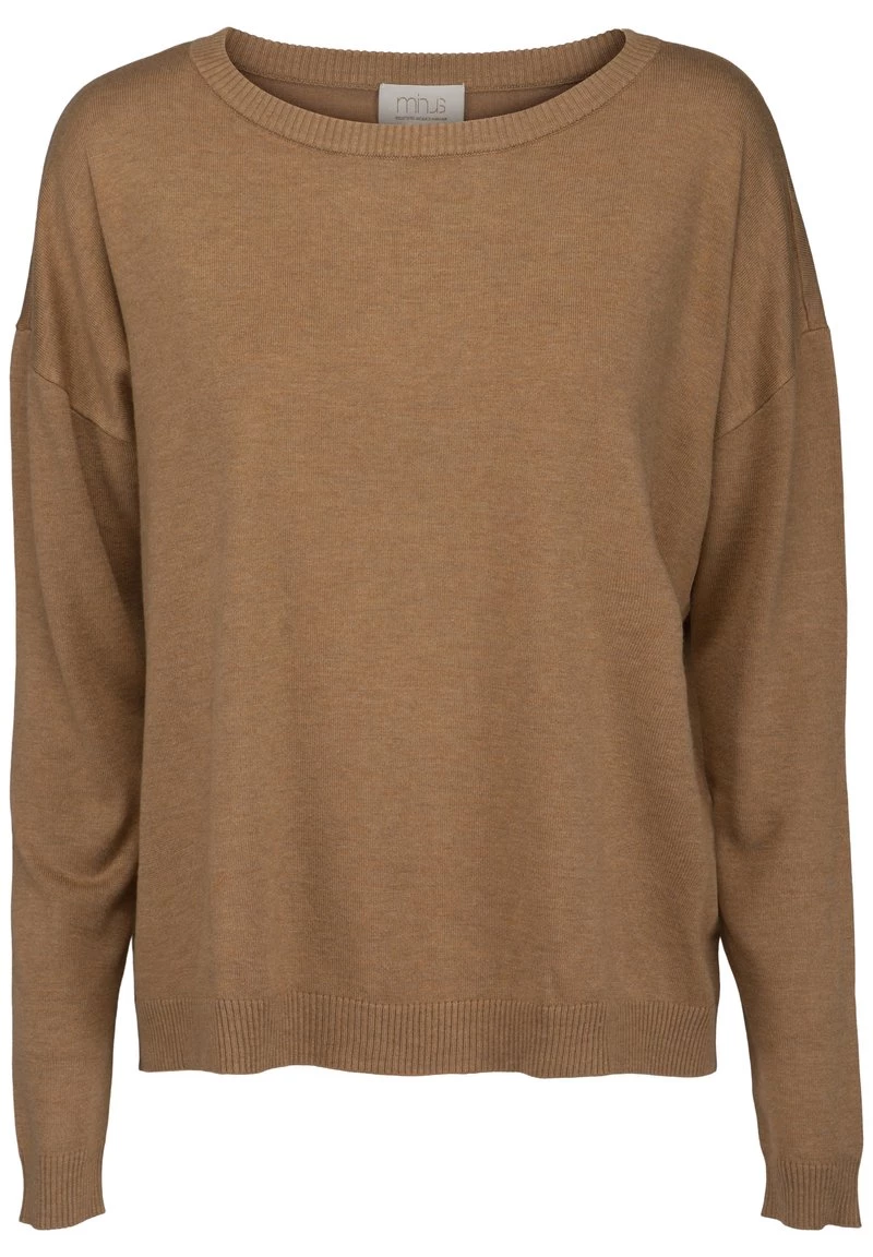 Minus ELNE Pullover Almond Melange Femme 7 Minus ELNE Pullover Almond Melange Femme – Image 5