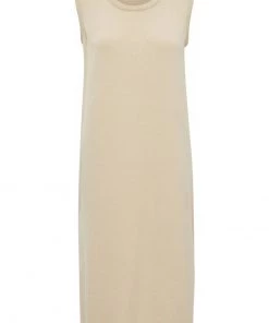 Minus Femme LUPI Robe Pull Light Warm Sand -SOLDES D'ÉTÉ - Minus Fashion 498a0e1d0dbf4df68f7362bd255f4a8b