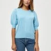 Minus LIVA T Shirt Basique Pasific Blue Melange Femme -SOLDES D'ÉTÉ - Minus Fashion 49e1b0cbed9941d0890192cc37eb5a5c