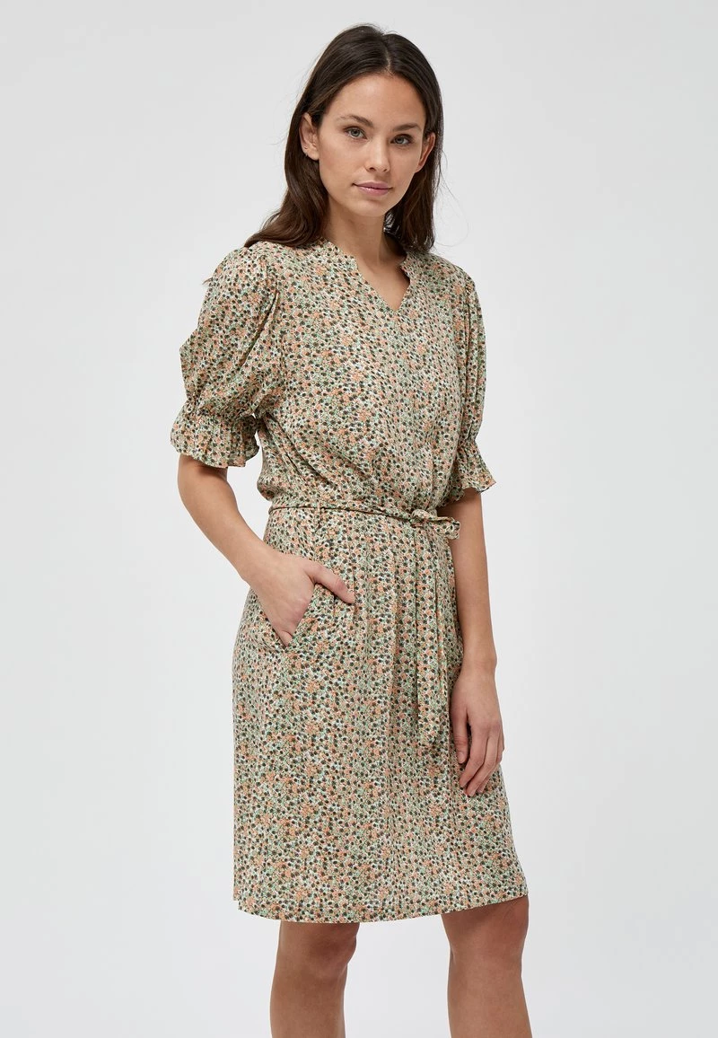 Minus Femme MINA Robe De Jour Matcha Flower Print 3 Minus Femme MINA Robe De Jour Matcha Flower Print