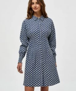 Minus Femme Robe Chemise Dark Denim