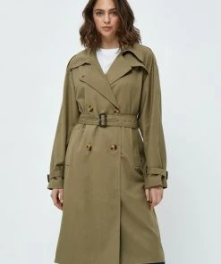 Minus HORIZON Trench Khaki Femme