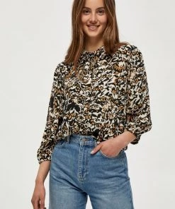 Minus HENNIE Chemisier Corn Butter Flower Print Femme