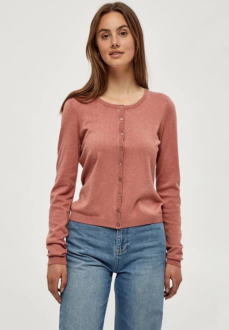 Minus Femme NEW LAURA Gilet Old Rose Melange 3 Minus Femme NEW LAURA Gilet Old Rose Melange