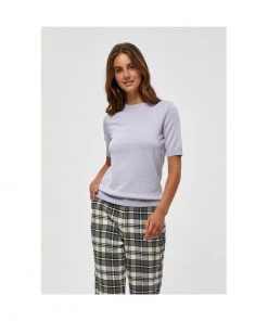 Minus Femme PAMELA T Shirt Basique Cosmic Lavender
