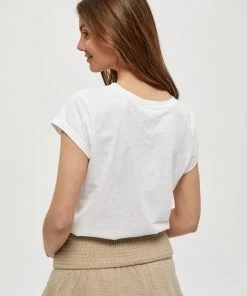 Minus LETI T Shirt Basique White Femme -SOLDES D'ÉTÉ - Minus Fashion 4d2d472f10b44044914ee40ab9e07420