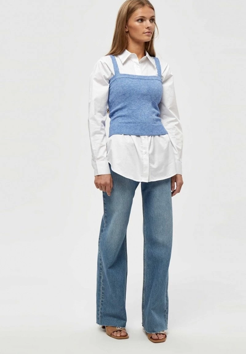 Minus MARY Débardeur Light Palace Blue Femme 4 Minus MARY Débardeur Light Palace Blue Femme – Image 2