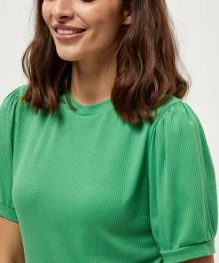 Minus JOHANNA T Shirt Basique Apple Green Femme -SOLDES D'ÉTÉ - Minus Fashion 4da0eed89aef475792cba5f5a366dd05