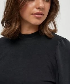 Minus Femme HELENE T Shirt à Manches Longues Black -SOLDES D'ÉTÉ - Minus Fashion 4f1e4d6de58f48cca8d1efe0a190f9ba