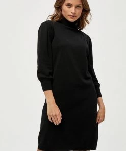 Minus Femme Robe Pull Black