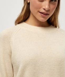 Minus Femme Pullover Beige -SOLDES D'ÉTÉ - Minus Fashion 4ff9d7b242bf4a89b569b44a434258d7