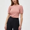 Minus JOHANNA T Shirt Basique Old Rose Femme -SOLDES D'ÉTÉ - Minus Fashion 4ffb3d9e5945469d8c40fa334611c41f