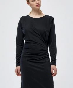 Minus MALINA Robe Fourreau Black Femme