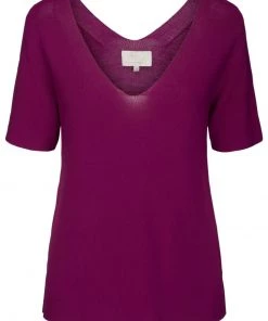 Minus BEX T Shirt Basique Fuchsia Femme