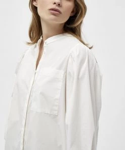 Minus MILTA Robe Chemise Cloud Dancer Femme -SOLDES D'ÉTÉ - Minus Fashion 529ed1a90ac740238a71ddd0772b490a