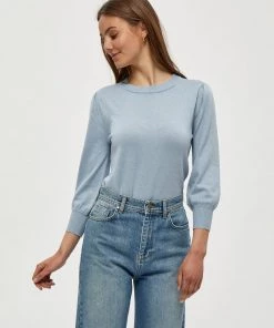Minus Femme MERSIN Pullover Dusty Blue Melange
