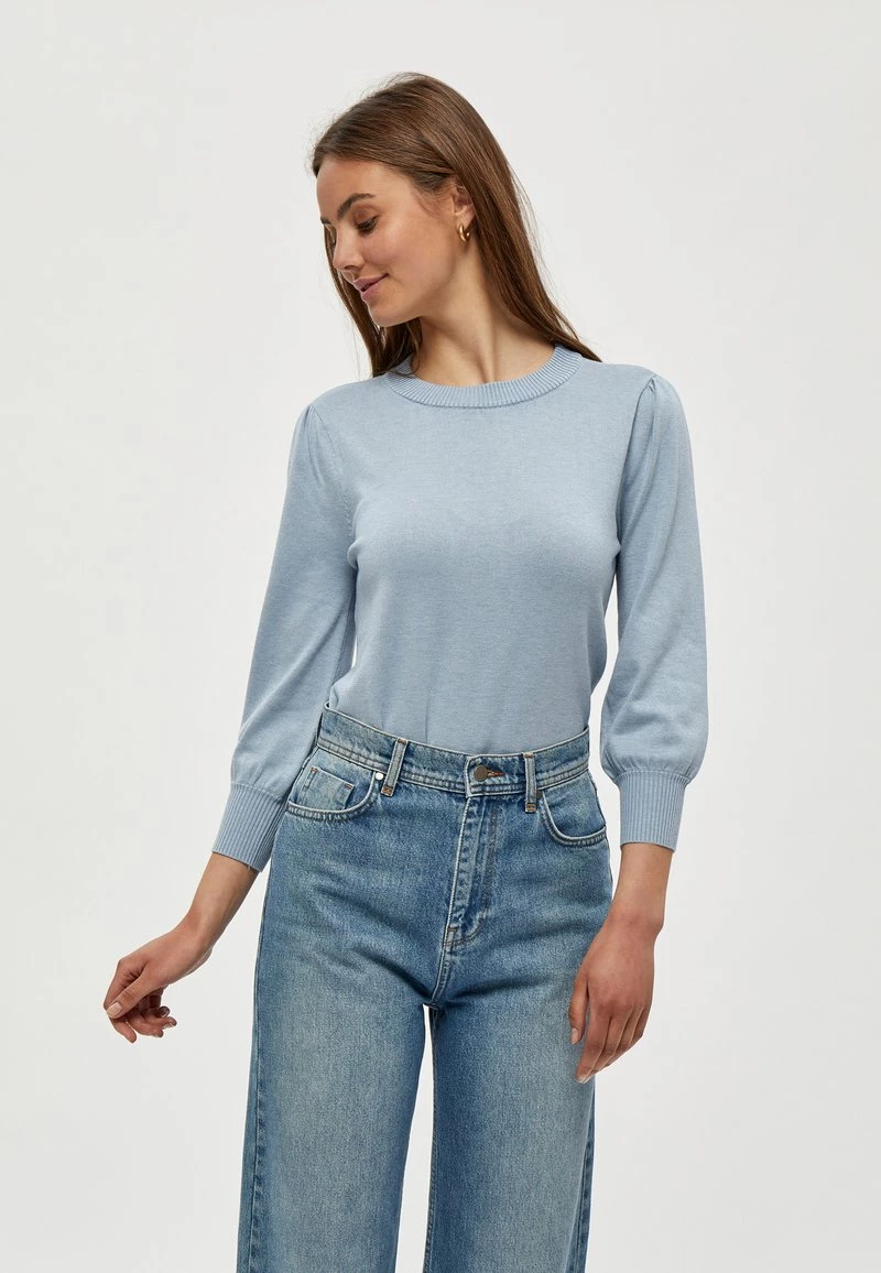 Minus Femme MERSIN Pullover Dusty Blue Melange 3 Minus Femme MERSIN Pullover Dusty Blue Melange