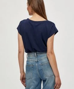 Minus LETI T Shirt Basique Black Iris Femme 8 Minus LETI T Shirt Basique Black Iris Femme -SOLDES D'ÉTÉ - Minus Fashion 543c3eb1fe24414886352080f2820ba8