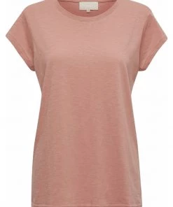 Minus Femme LETI T Shirt Basique Old Rose Melange -SOLDES D'ÉTÉ - Minus Fashion 54c8cdb3f5c3409a9a7b1a0086ac84eb