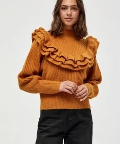 Minus AVERY Pullover Mineral Yellow Femme