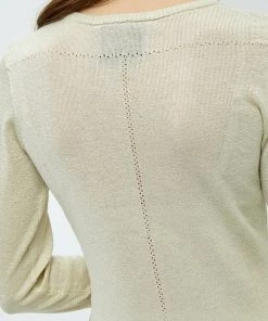 Minus NEW LAURA Gilet Lemon Sorbet Lurex Femme -SOLDES D'ÉTÉ - Minus Fashion 563b9557ef0f4bde882c077109fc7db5