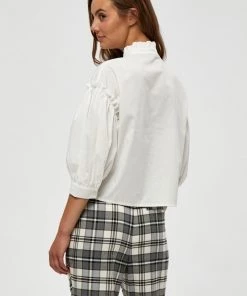 Minus MERIA Chemisier Cloud Dancer Femme -SOLDES D'ÉTÉ - Minus Fashion 56468951bef040fc9fac24a3c877d437