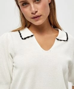 Minus Femme ELVIKA Pullover Broken White -SOLDES D'ÉTÉ - Minus Fashion 5716698854514b9ab0765707cef09fd8