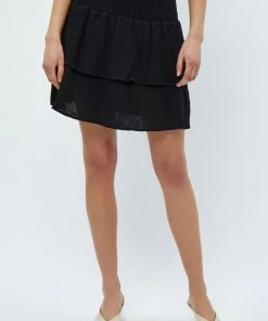 Minus MAVINA Jupe Trapèze Black Femme