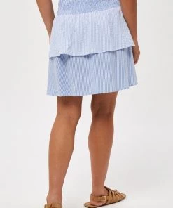 Minus Femme FIA Minijupe Blue Stripe -SOLDES D'ÉTÉ - Minus Fashion 57ce4e693e4f468b85e6d556752d232f