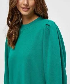 Minus 3/4 SLEEVE Robe De Jour Ivy Green Femme -SOLDES D'ÉTÉ - Minus Fashion 58cfae2f72884766bb3665cd8ef0715f