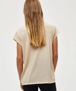 Minus Femme CARLINA T Shirt Basique Medal Gold Melange/lurex 9 Minus Femme CARLINA T Shirt Basique Medal Gold Melange/lurex -SOLDES D'ÉTÉ - Minus Fashion 58e6dda1a5d449e8bf7989d2df541a49