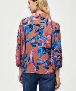 Minus Femme Blouse Magenta Flower Print -SOLDES D'ÉTÉ - Minus Fashion 58eb63ffdf9f43b287a6835be8a38ae2