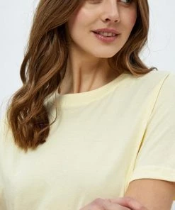 Minus Femme CATHY T Shirt Basique Lemon Sorbet -SOLDES D'ÉTÉ - Minus Fashion 59c66a8abbe44cdc81efca1d658c7b46