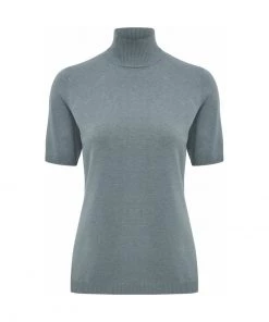 Minus Femme LIMA T Shirt Basique Blue Zen Melange -SOLDES D'ÉTÉ - Minus Fashion 5a6876dd30b946a4ab78309344606940