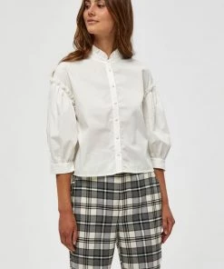 Minus MERIA Chemisier Cloud Dancer Femme