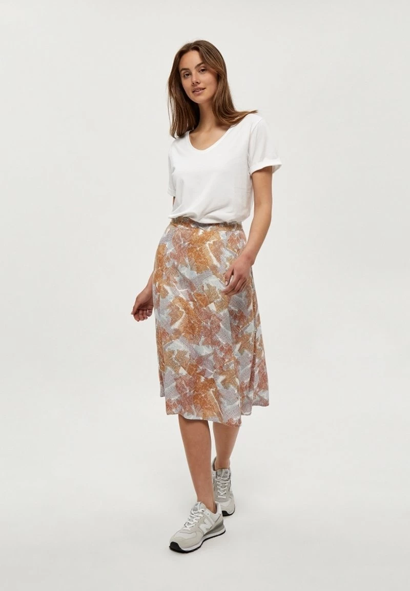 Minus SINA Jupe Trapèze Prairie Sand Checked Femme 4 Minus SINA Jupe Trapèze Prairie Sand Checked Femme – Image 2